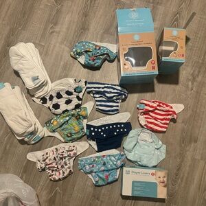 Charlie Banana Cloth Diapers and Liners Set